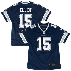 Nike Ezekiel Elliott Dallas Cowboys Youth Game Jersey Navy