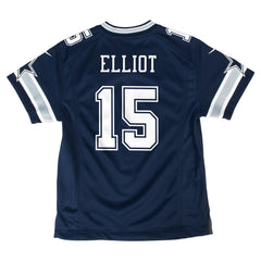 Nike Ezekiel Elliott Dallas Cowboys Youth Game Jersey Navy