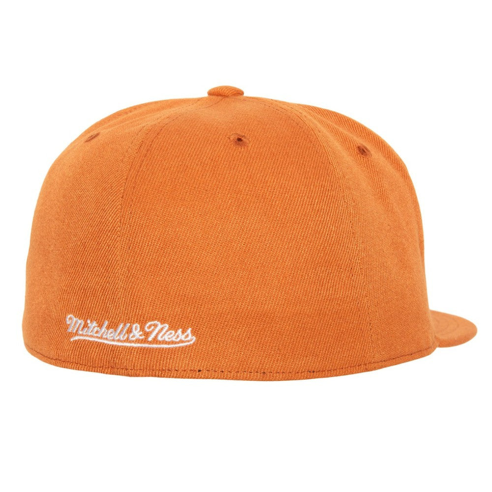 Houston Astros Mitchell & Ness Cooperstown Collection Fitted Hat - Orange - Mitchell & Ness on Sale