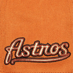 Houston Astros Mitchell & Ness Cooperstown Collection Fitted Hat - Orange - Mitchell & Ness on Sale