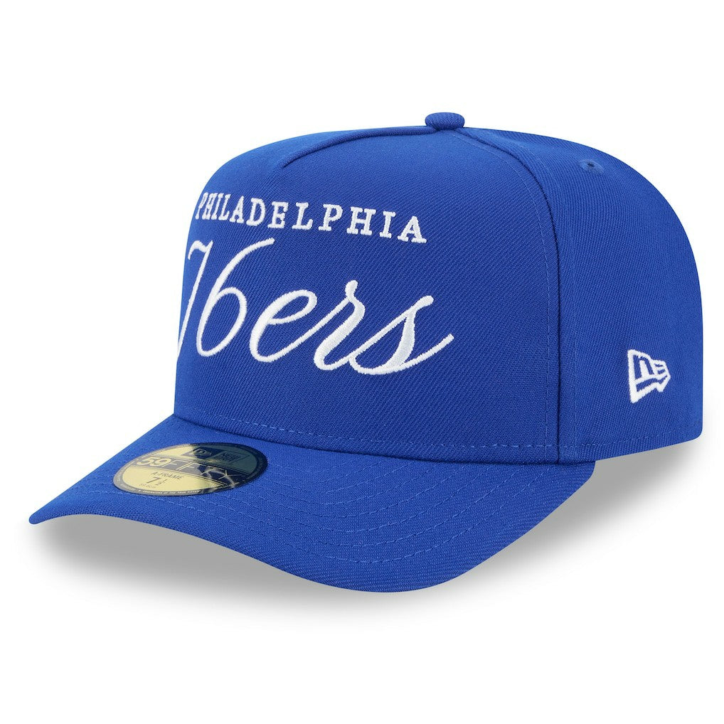 Philadelphia 76ers 2025 NBA Draft A-Frame 59FIFTY Fitted Hat Royal | New Era outlet