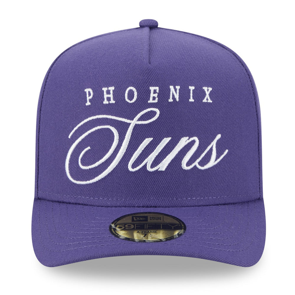 Phoenix Suns 2025 NBA Draft A-Frame 59FIFTY Fitted Hat Purple | New Era US