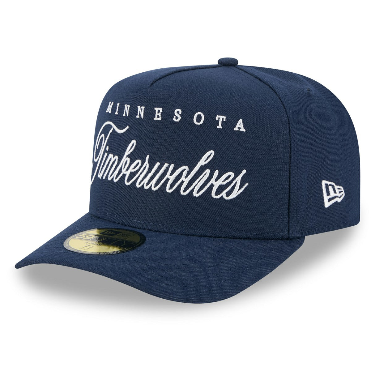 Minnesota Timberwolves 2025 NBA Draft A-Frame 59FIFTY Fitted Hat Navy | New Era