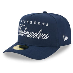 Minnesota Timberwolves 2025 NBA Draft A-Frame 59FIFTY Fitted Hat Navy | New Era