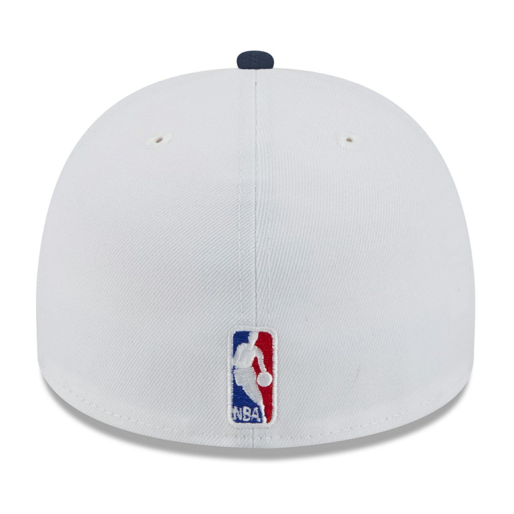 Minnesota Timberwolves 2025 NBA Draft A-Frame 59FIFTY Fitted Hat White/Navy | New Era US