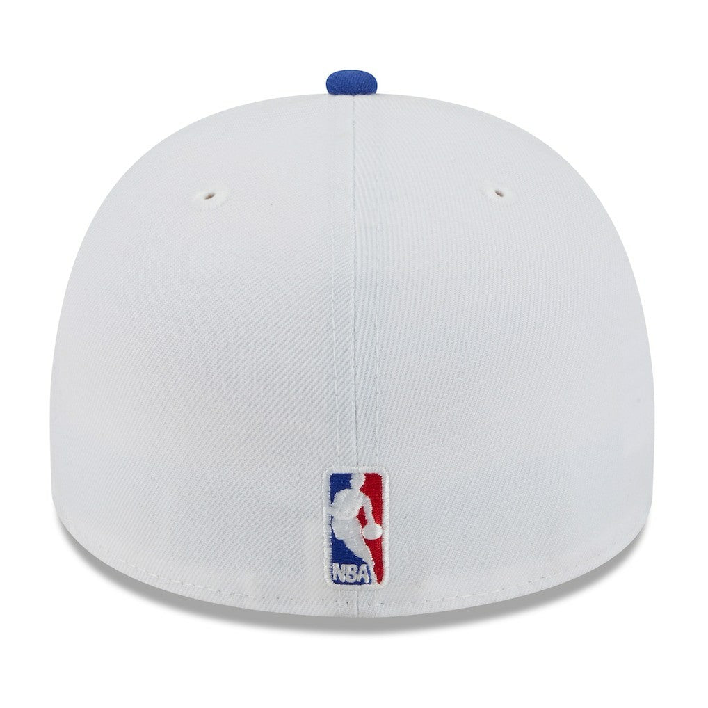 Philadelphia 76ers 2025 NBA Draft A-Frame 59FIFTY Fitted Hat White/Royal | New Era Near Me