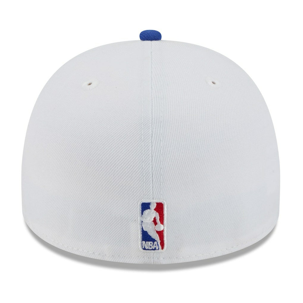 Philadelphia 76ers 2025 NBA Draft A-Frame 59FIFTY Fitted Hat White/Royal | New Era Near Me