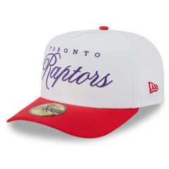 Toronto Raptors 2025 NBA Draft A-Frame 59FIFTY Fitted Hat White/Red | New Era