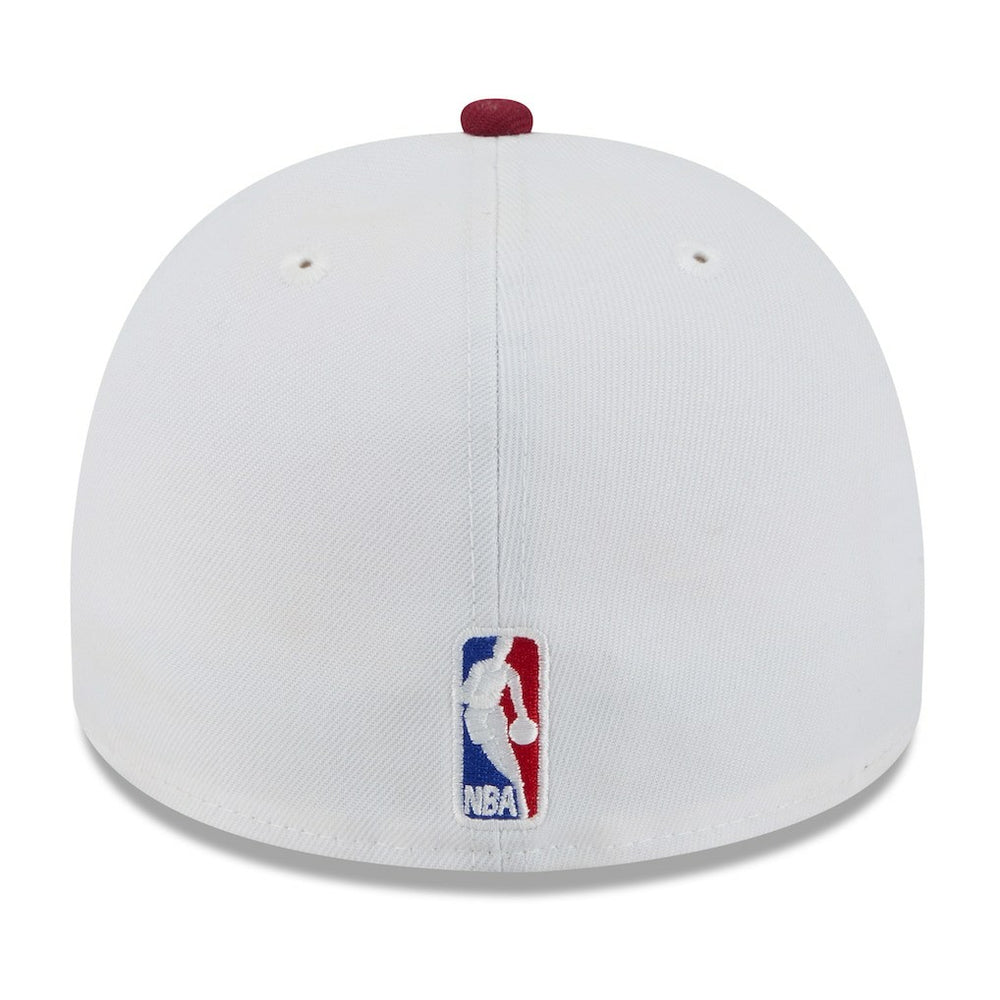 Cleveland Cavaliers 2025 NBA Draft A-Frame 59FIFTY Fitted Hat for sale White/Wine | New Era US