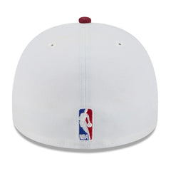 Cleveland Cavaliers 2025 NBA Draft A-Frame 59FIFTY Fitted Hat for sale White/Wine | New Era US