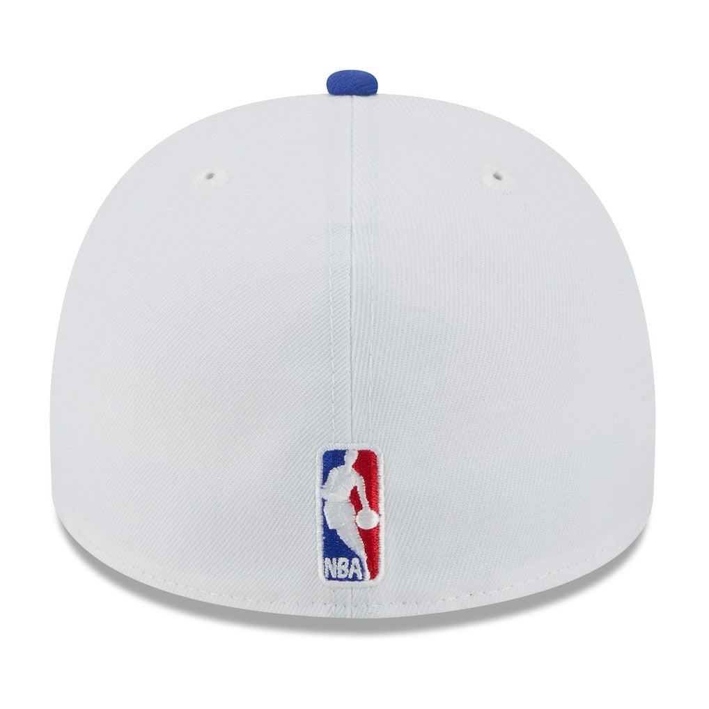 Golden State Warriors 2025 NBA Draft A-Frame 59FIFTY Fitted Hat for sale White/Royal | New Era discount