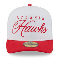Atlanta Hawks 2025 NBA Draft A-Frame 59FIFTY Fitted Hat White/Red | New Era discount