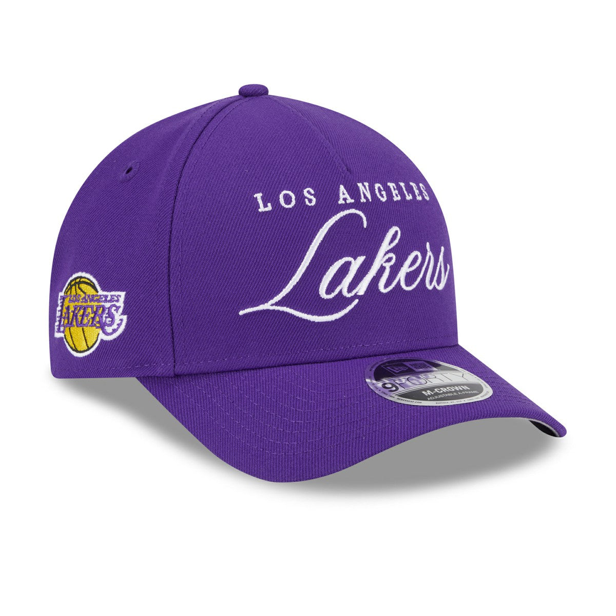 Los Angeles Lakers 2025 NBA Draft M-Crown A-Frame 9FORTY Adjustable Hat Purple | New Era Near Me