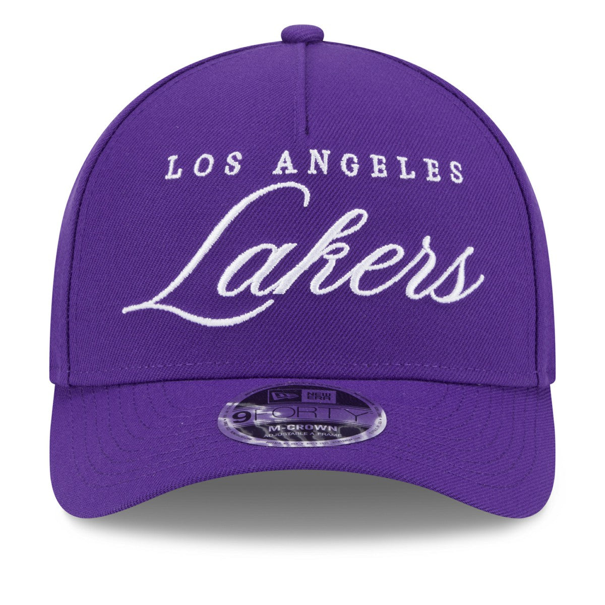 Los Angeles Lakers 2025 NBA Draft M-Crown A-Frame 9FORTY Adjustable Hat Purple | New Era Near Me