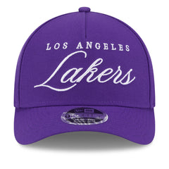 Los Angeles Lakers 2025 NBA Draft M-Crown A-Frame 9FORTY Adjustable Hat Purple | New Era Near Me