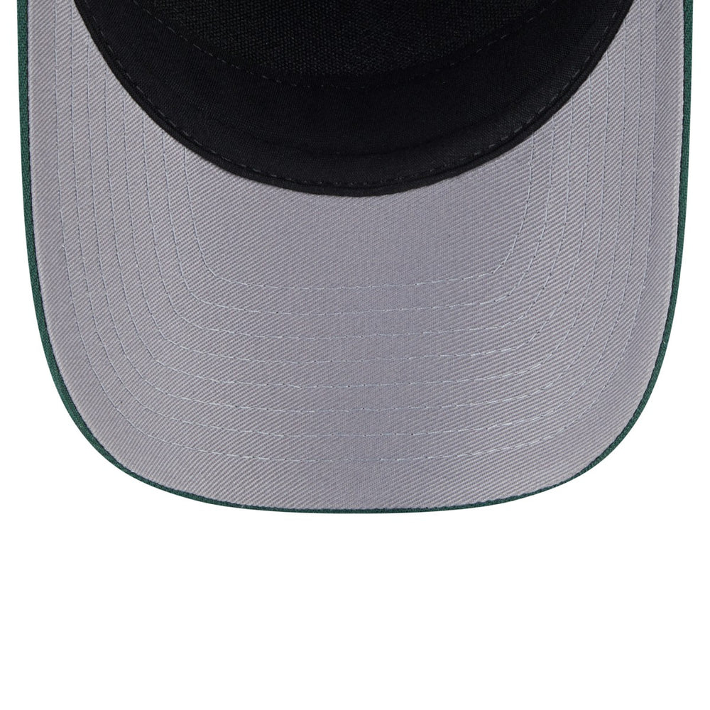 Milwaukee Bucks 2025 NBA Draft M-Crown A-Frame 9FORTY Adjustable Hat Hunter Green | New Era US