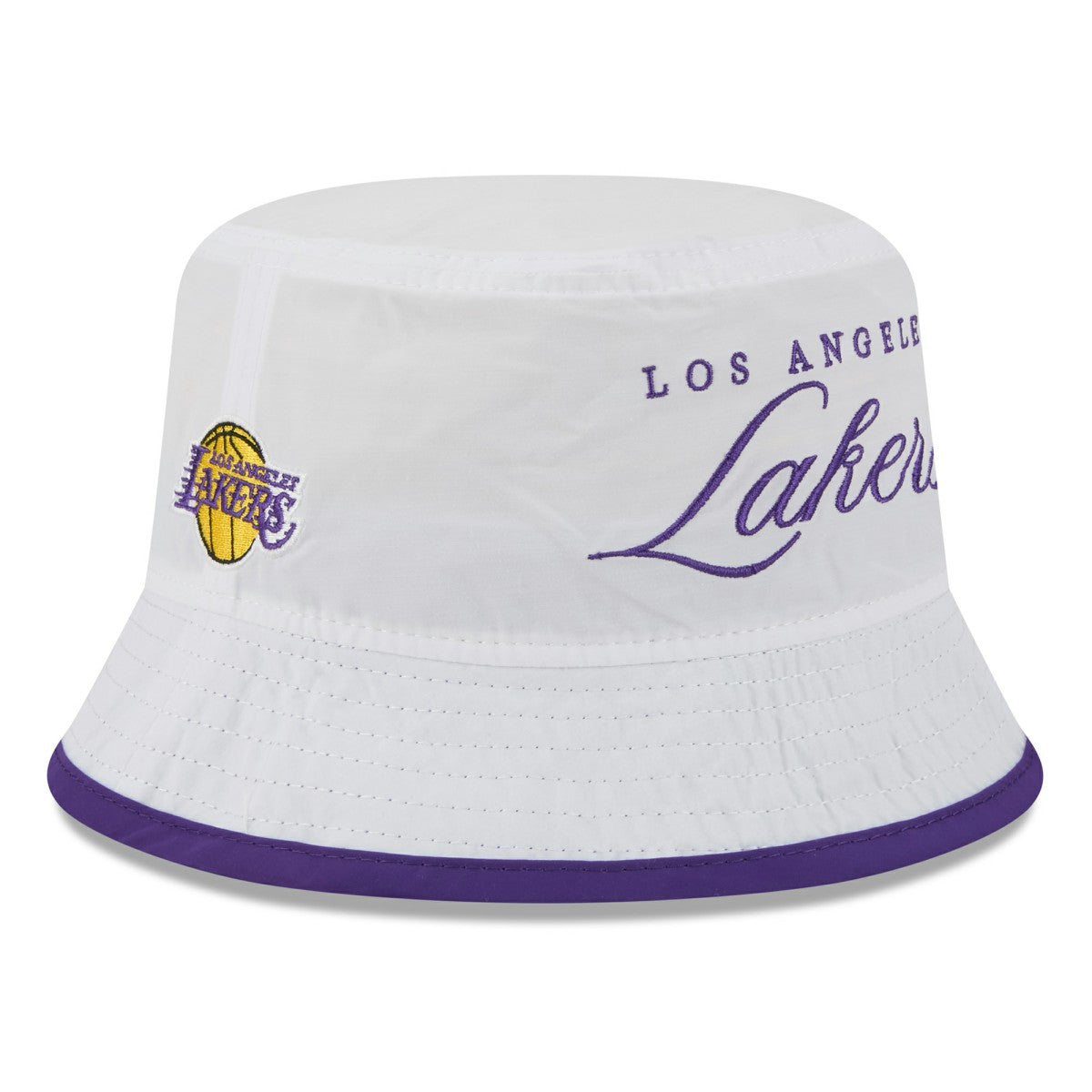 Los Angeles Lakers 2025 NBA Draft Nylon Bucket Hat White/Purple | New Era outlet