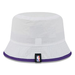 Los Angeles Lakers 2025 NBA Draft Nylon Bucket Hat White/Purple | New Era outlet