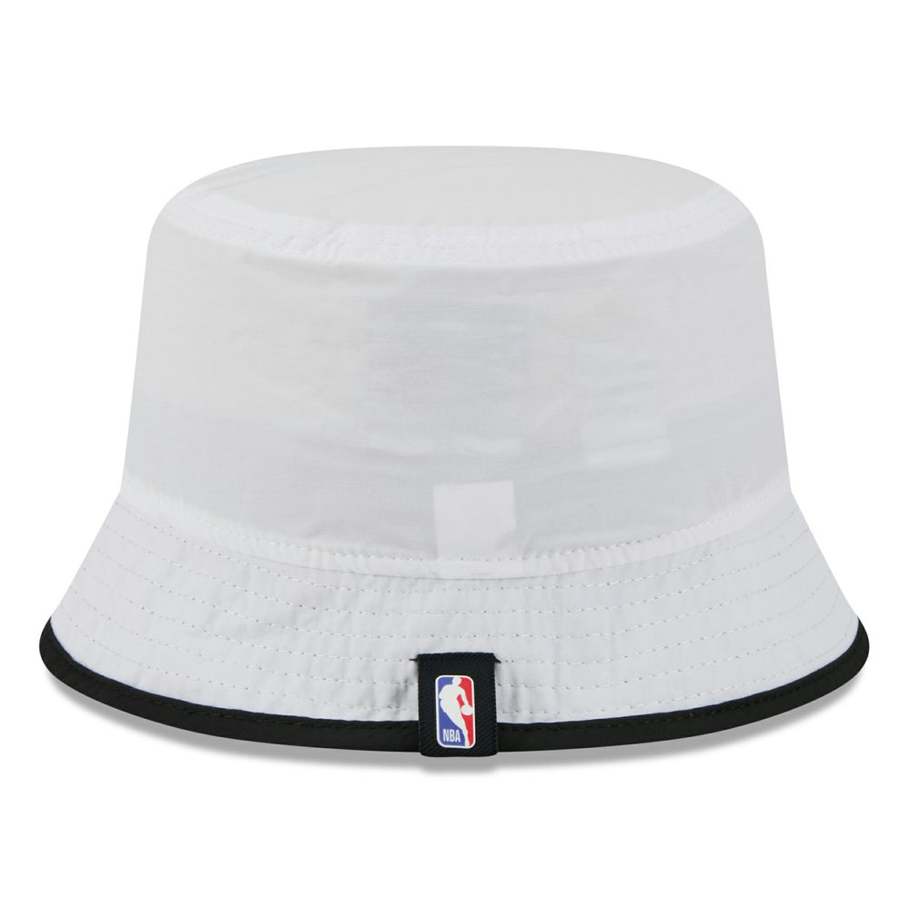 Miami Heat 2025 NBA Draft Nylon Bucket Hat White/Black | New Era for sale