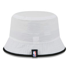 Miami Heat 2025 NBA Draft Nylon Bucket Hat White/Black | New Era for sale