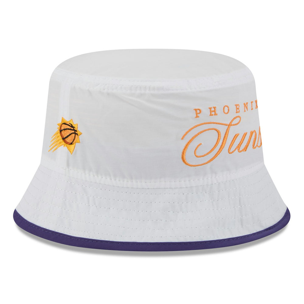 Phoenix Suns 2025 NBA Draft Nylon Bucket Hat White/Purple | New Era for sale