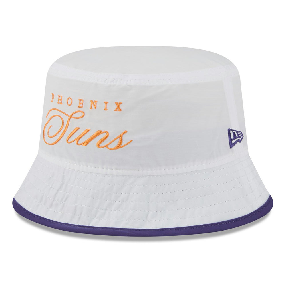 Phoenix Suns 2025 NBA Draft Nylon Bucket Hat White/Purple | New Era for sale