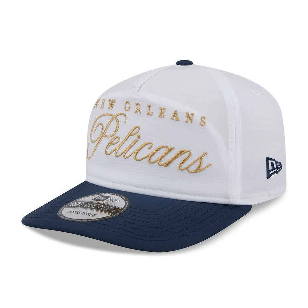 New Orleans Pelicans 2025 NBA Draft On-Stage Nylon 19TWENTY Adjustable Hat White/Navy | New Era discount