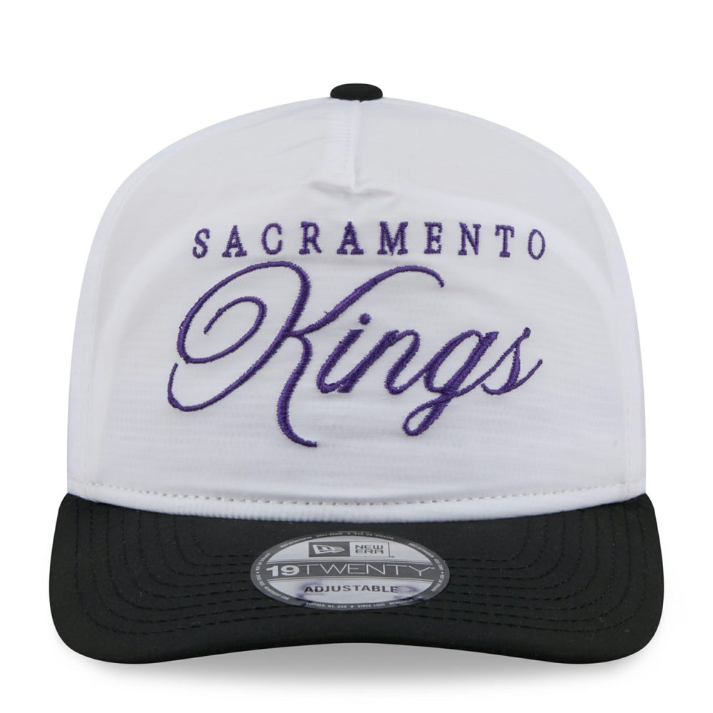 Sacramento Kings 2025 NBA Draft On-Stage Nylon 19TWENTY Adjustable Hat White/Black | New Era Lifestyle