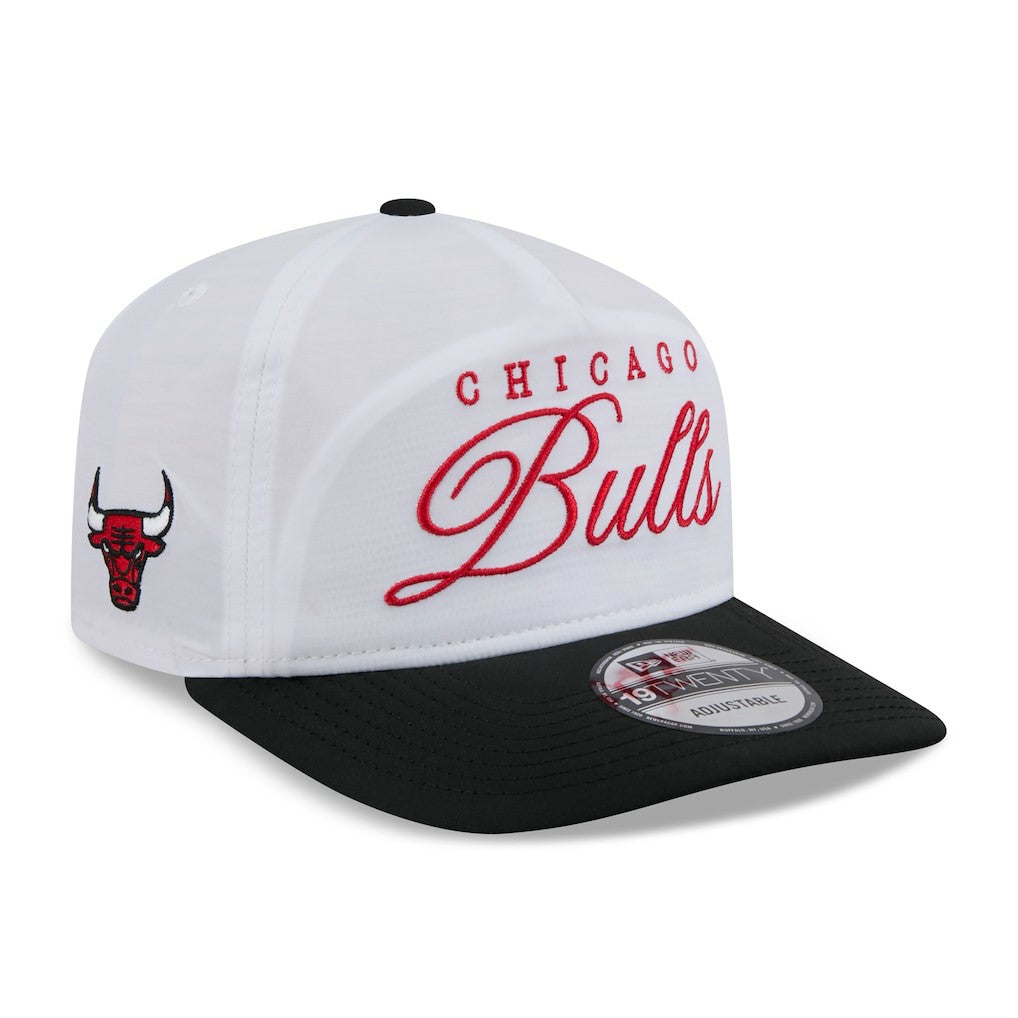 Chicago Bulls 2025 NBA Draft On-Stage Nylon 19TWENTY Adjustable Hat White/Black | New Era US