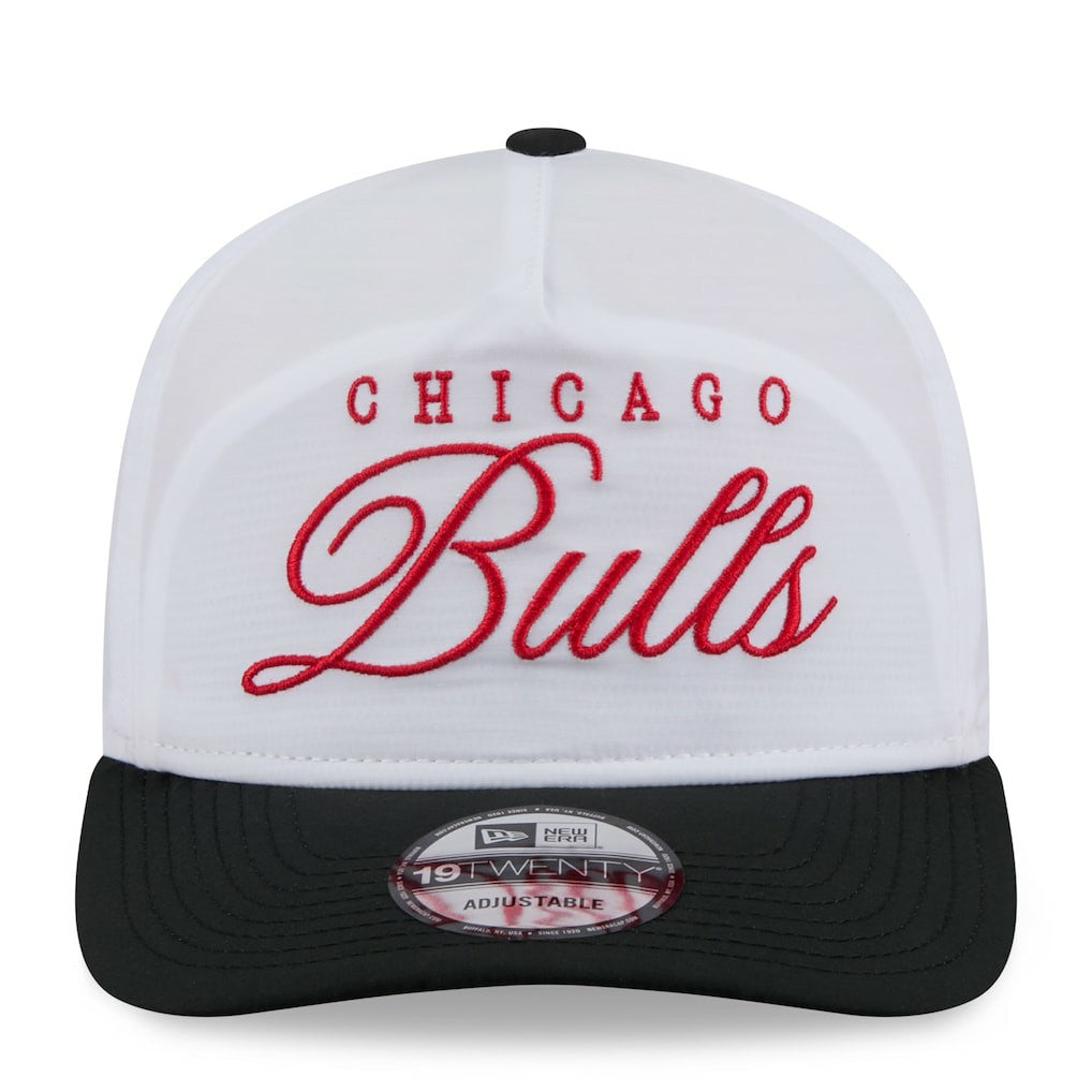 Chicago Bulls 2025 NBA Draft On-Stage Nylon 19TWENTY Adjustable Hat White/Black | New Era US