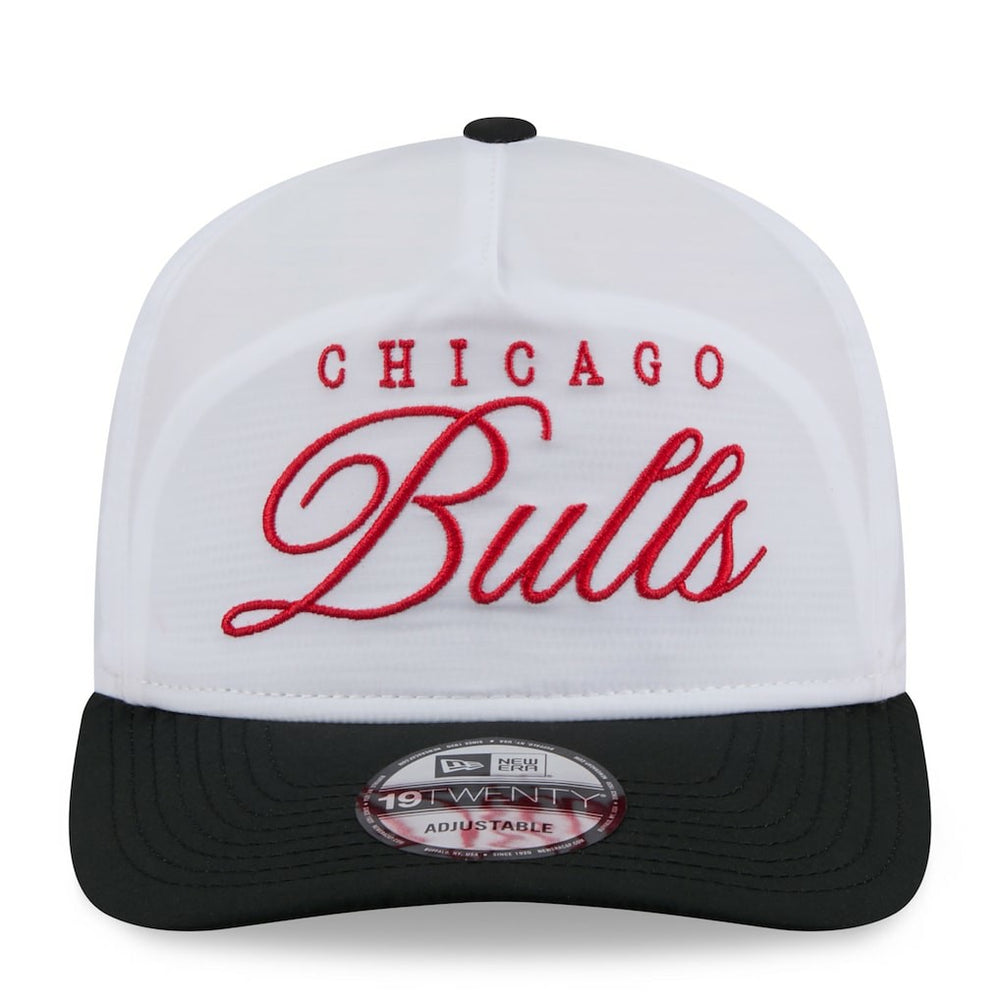 Chicago Bulls 2025 NBA Draft On-Stage Nylon 19TWENTY Adjustable Hat White/Black | New Era US