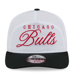 Chicago Bulls 2025 NBA Draft On-Stage Nylon 19TWENTY Adjustable Hat White/Black | New Era US
