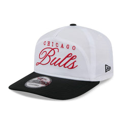 Chicago Bulls 2025 NBA Draft On-Stage Nylon 19TWENTY Adjustable Hat White/Black | New Era US