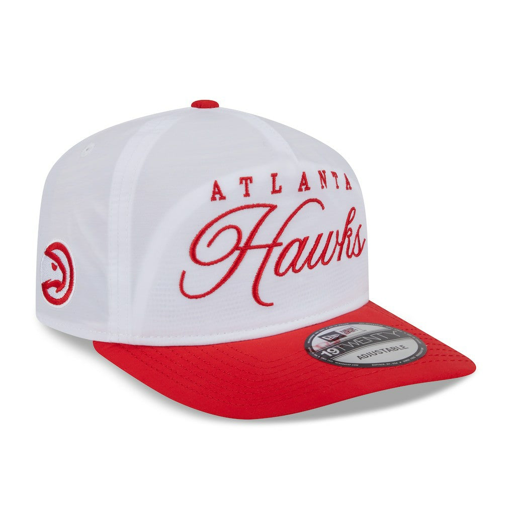 Atlanta Hawks 2025 NBA Draft On-Stage Nylon 19TWENTY Adjustable Hat White/Red | New Era Near Me