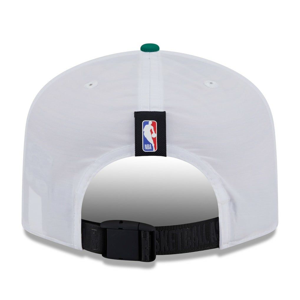 Boston Celtics 2025 NBA Draft On-Stage Nylon 19TWENTY Adjustable Hat White/Kelly Green | New Era US