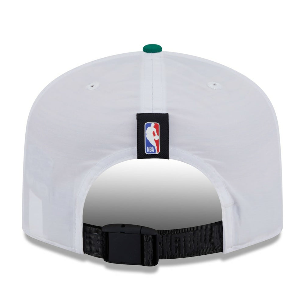 Boston Celtics 2025 NBA Draft On-Stage Nylon 19TWENTY Adjustable Hat White/Kelly Green | New Era US