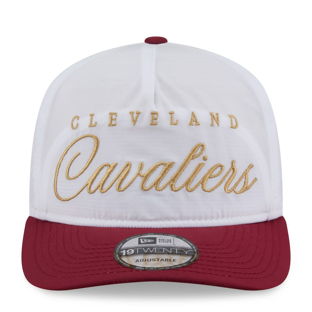Cleveland Cavaliers 2025 NBA Draft On-Stage Nylon 19TWENTY Adjustable Hat for sale White/Wine | New Era Lifestyle