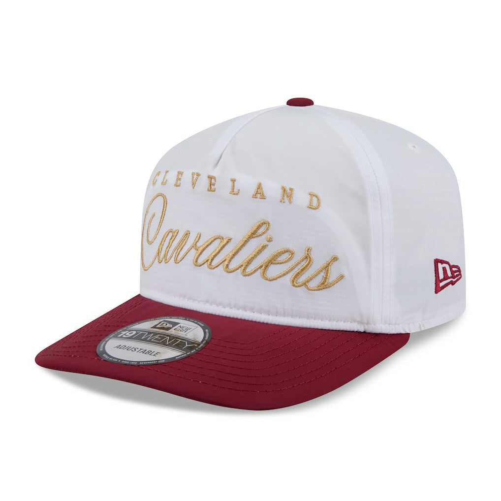 Cleveland Cavaliers 2025 NBA Draft On-Stage Nylon 19TWENTY Adjustable Hat for sale White/Wine | New Era Lifestyle