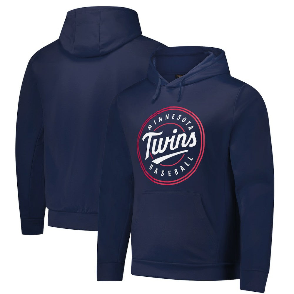 Minnesota Twins Dunbrooke Champion Pullover Hoodie - Navy - MLB Discount