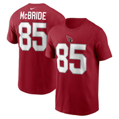 Nike Trey McBride Arizona Cardinals Name & Number T-Shirt Cardinal