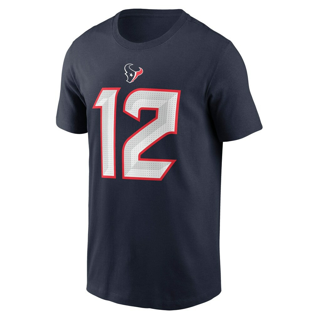 Nike Nico Collins Houston Texans Name & Number T-Shirt Navy