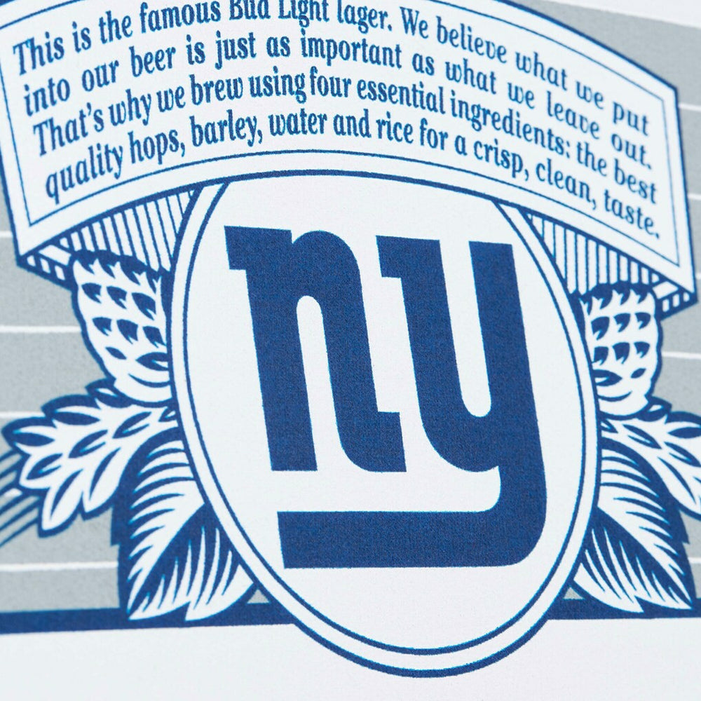 Mitchell & Ness New York Giants x Bud Light The Crest Pullover Sweatshirt White