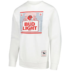 Mitchell & Ness Atlanta Falcons x Bud Light The Crest Pullover Sweatshirt White