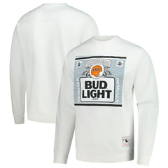 Mitchell & Ness Cincinnati Bengals x Bud Light The Crest Pullover Sweatshirt White
