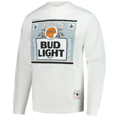 Mitchell & Ness Cincinnati Bengals x Bud Light The Crest Pullover Sweatshirt White
