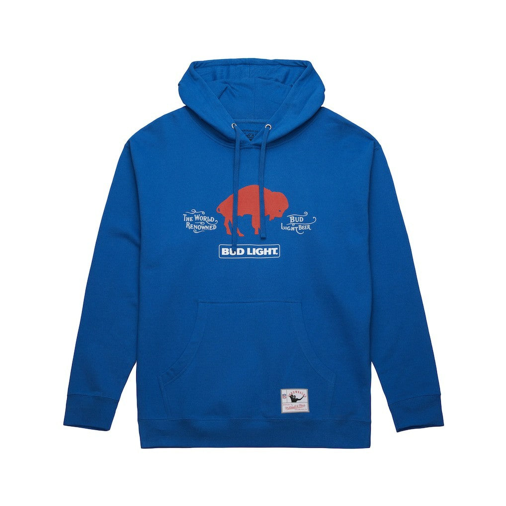 Mitchell & Ness Buffalo Bills NFL x Bud Light Vintage Pullover Hoodie Royal