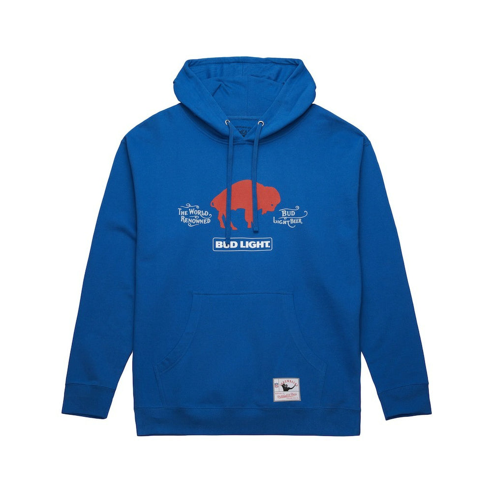 Mitchell & Ness Buffalo Bills NFL x Bud Light Vintage Pullover Hoodie Royal