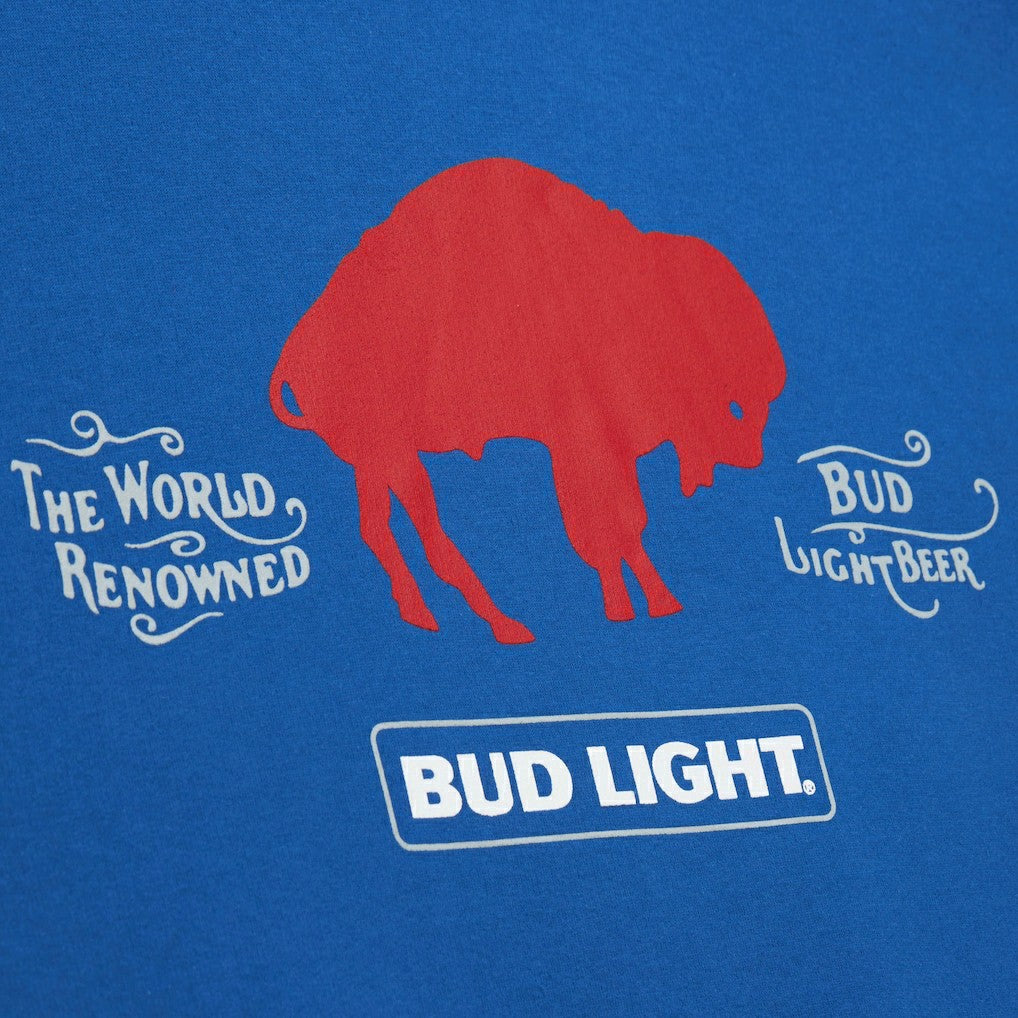 Mitchell & Ness Buffalo Bills NFL x Bud Light Vintage Pullover Hoodie Royal