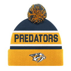 Nashville Predators Starter Cuffed Knit Hat with Pom - Gold - NHL 202327945