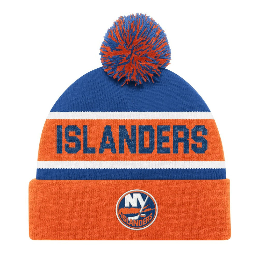 New York Islanders Starter Cuffed Knit Hat with Pom - Orange - NHL 202327947